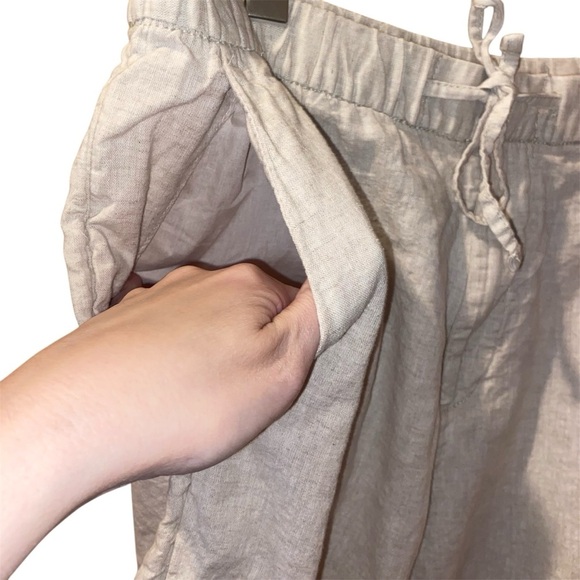 H&M Linen Blend Pants Size Medium - Picture 5 of 15